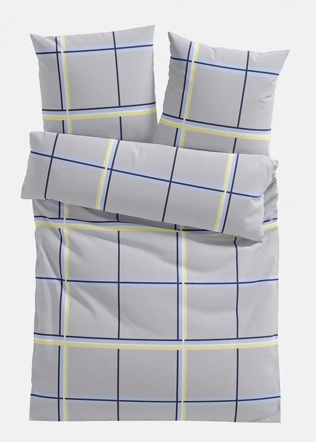 Linon dekbedovertrek • taupe • bonprix online shop