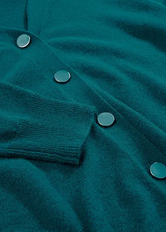 Gilet en maille avec cachemire • vert poivre • Boutique bonprix