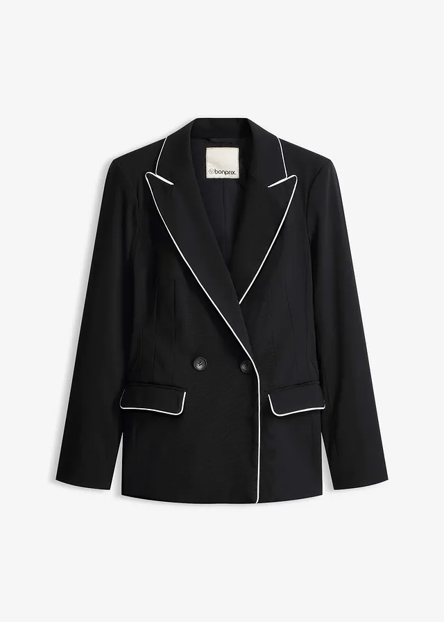 Blazer met stretch van bengaline