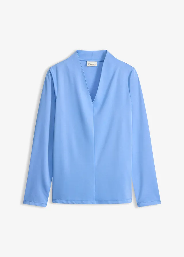 T-shirt manches longues • bleu moyen • Boutique bonprix