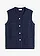 Mouwloos vest met viscose, Kleur: donkerblauw