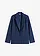 Blazer van jersey-crêpe, Kleur: donkerblauw