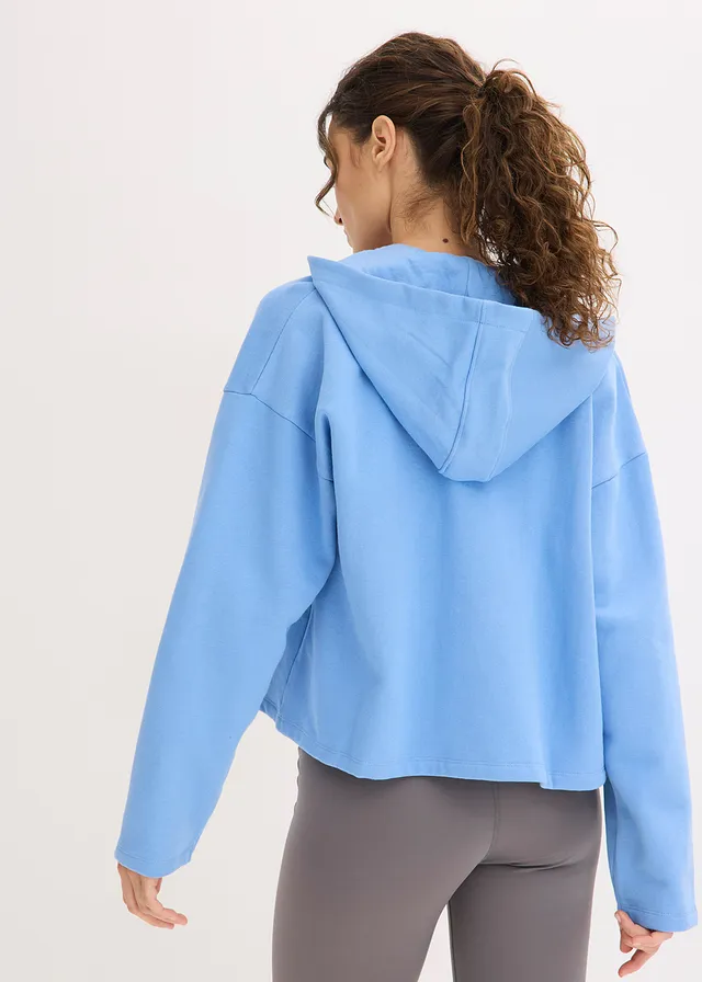 Sweatvest met biologisch katoen • middenblauw • product-page.page-title-suffix