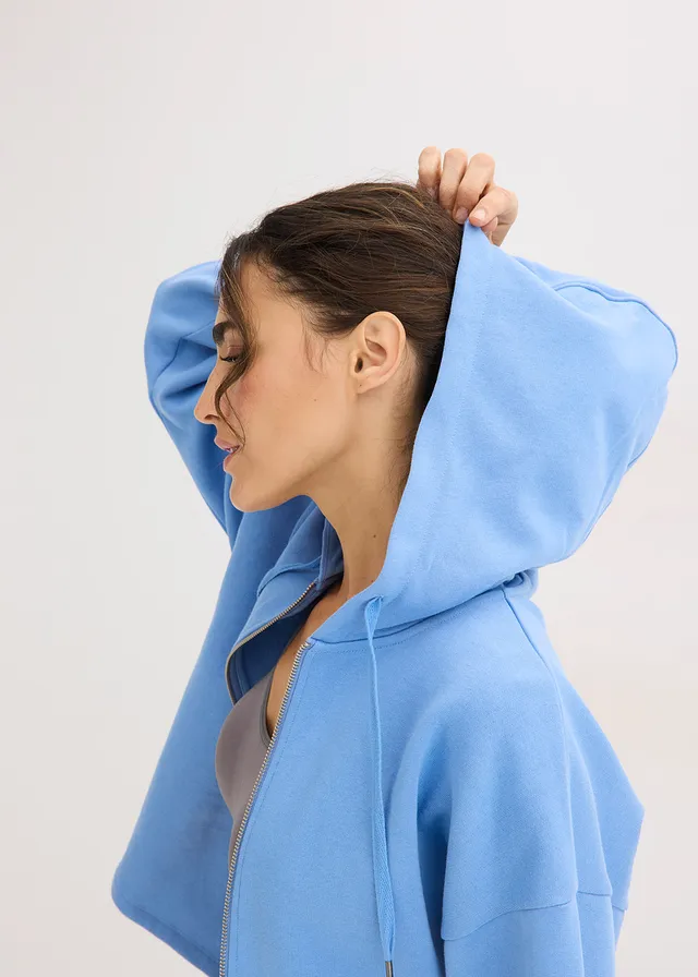 Sweatvest met biologisch katoen • middenblauw • product-page.page-title-suffix