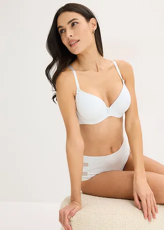 Sutien vătuit cu armătură • albastru/crem • magazin bonprix