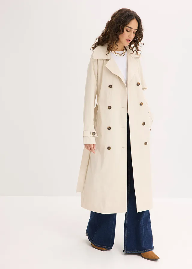 Trench doublé, Couleur: sable clair