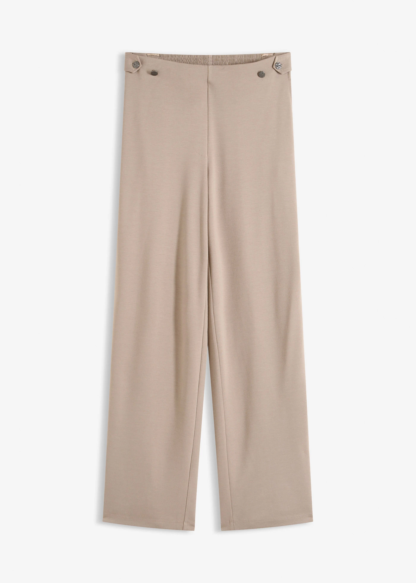 Nohavice Marlene, Punto di Roma, so saténovým pásom • hnedosivá • obchod bonprix