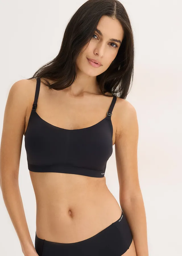 Soutien-gorge d’allaitement rembourré sans armatures découpes laser • noir • product-page.page-title-suffix