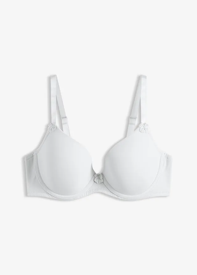 Soutien-gorge à coques et armatures, Couleur: bleu/crème