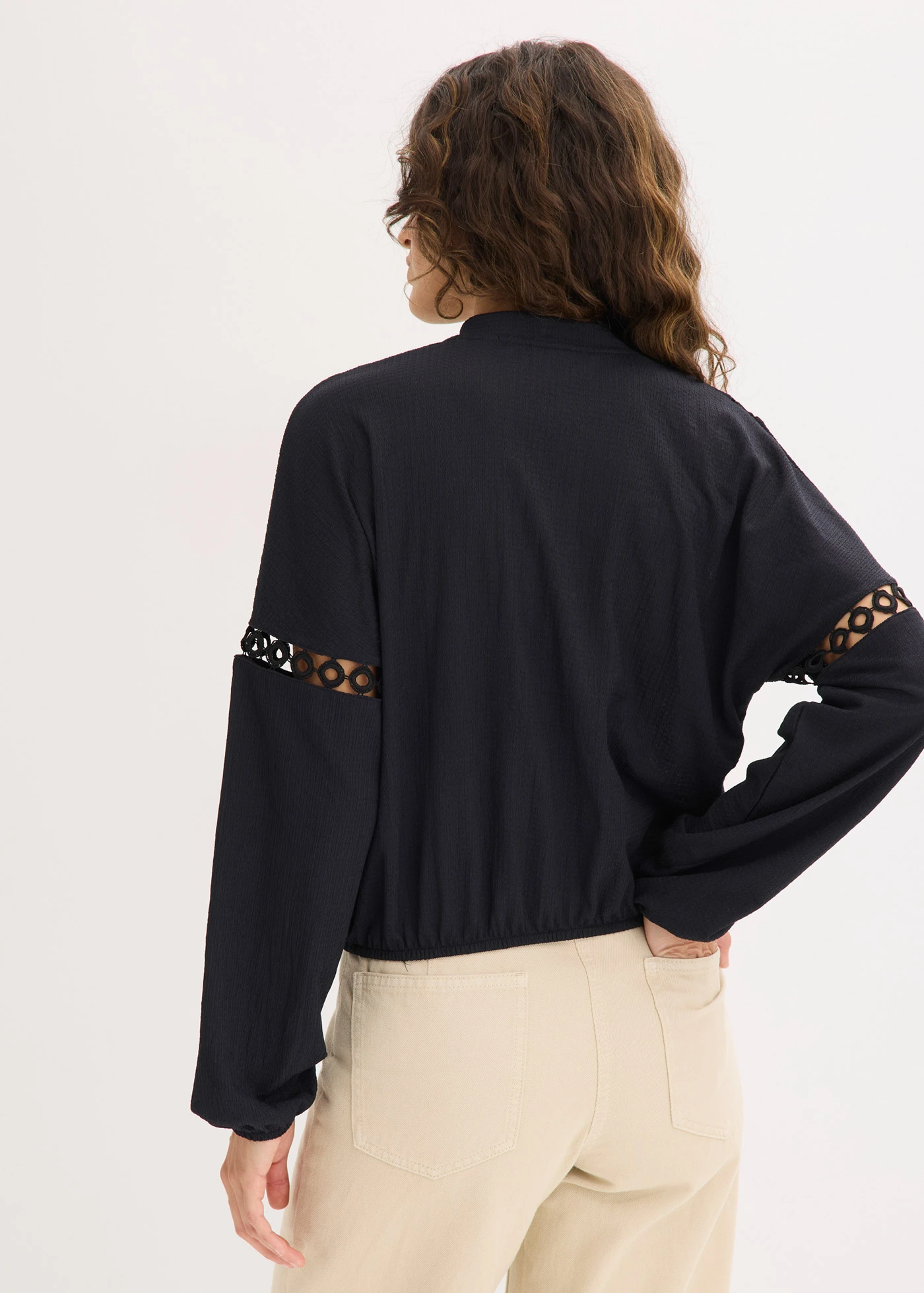 Longsleeve • zwart • bonprix online shop