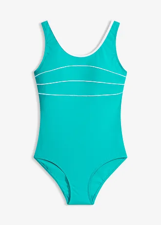 Costum de baie cu cusături ornamentale