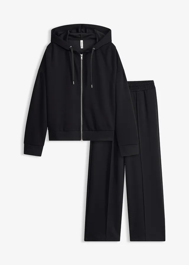Tenue d’intérieur en matière néoprène avec veste raccourcie