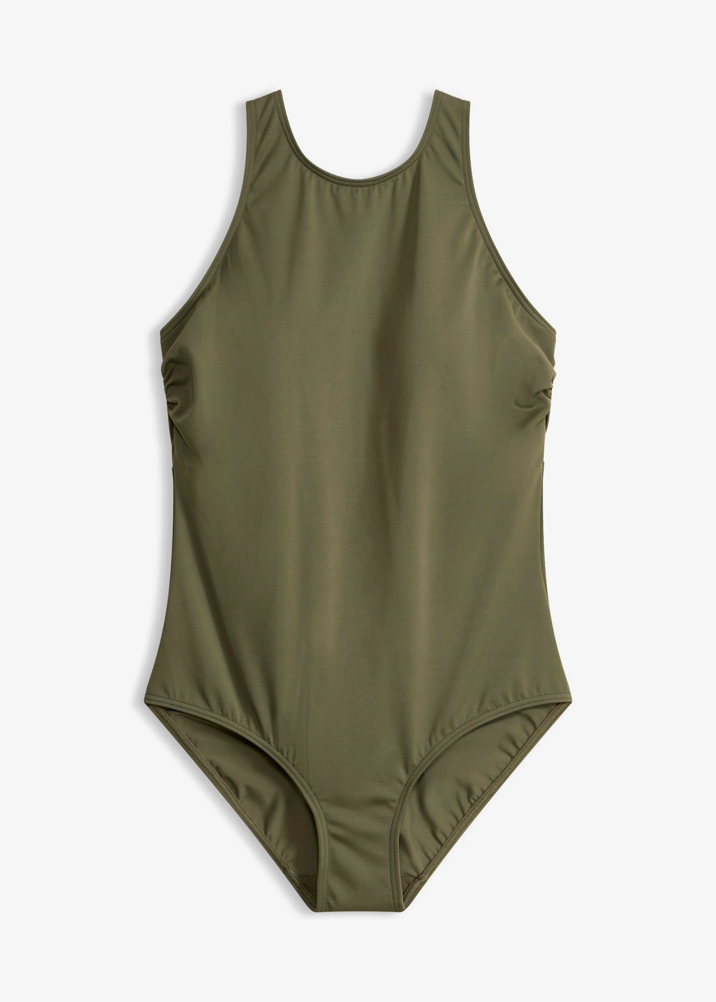 Maillot 1 pièce avec dos échancré • olive foncé • Boutique bonprix