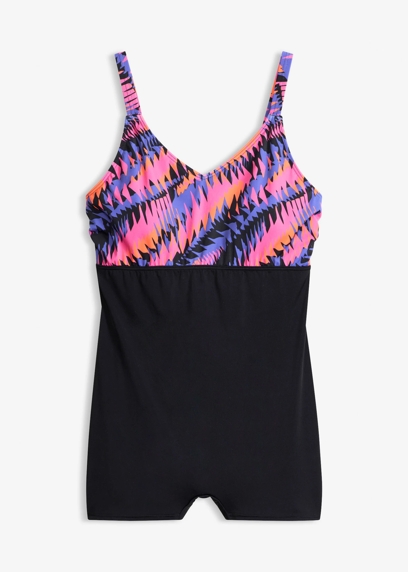 Jednodielne plavky • čierna grafická • obchod bonprix