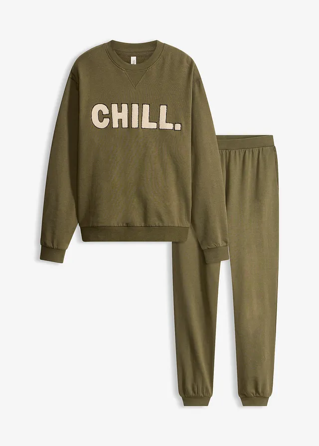 Costum de casă casual • oliv închis • magazin bonprix