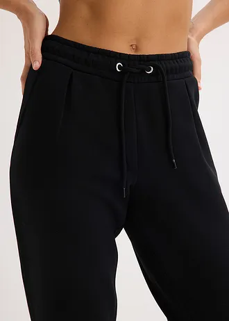Pantaloni de jogging cu talie elastică • negru • magazin bonprix