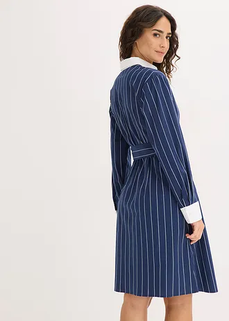 Blousejurk • donkerblauw/wit gestreept • bonprix online shop