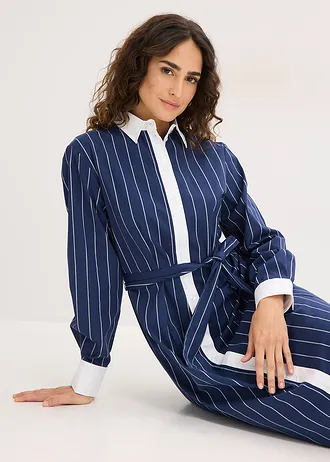 Blousejurk • donkerblauw/wit gestreept • bonprix online shop