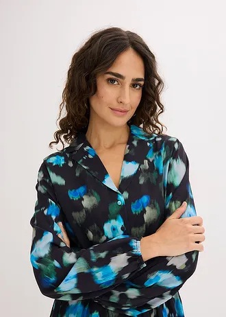 Midi jurk • zwart gebloemd • bonprix online shop