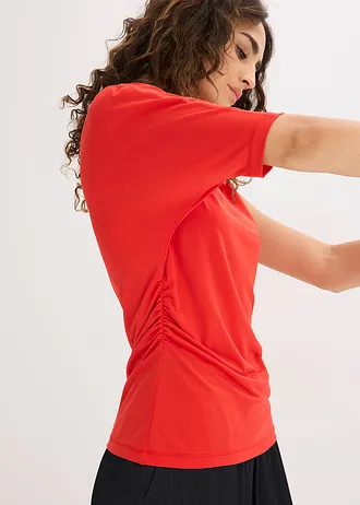 T-shirt à encolure asymétrique • fraise • Boutique bonprix