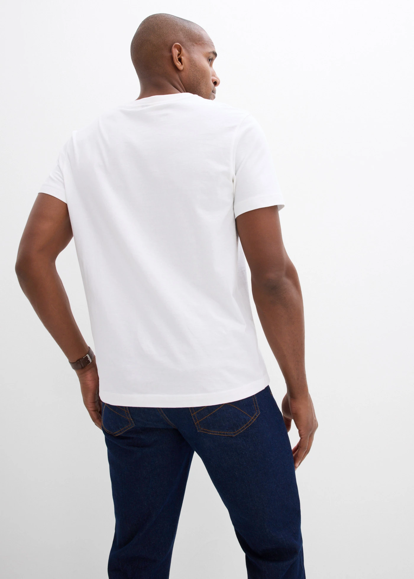 Tricou (set/3 buc.) • alb • magazin bonprix