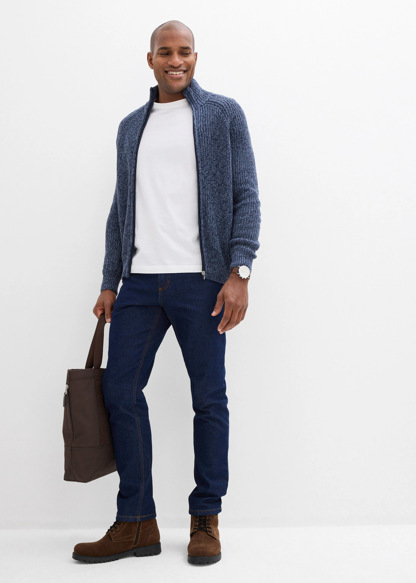 Tricou (set/3 buc.) • alb • magazin bonprix