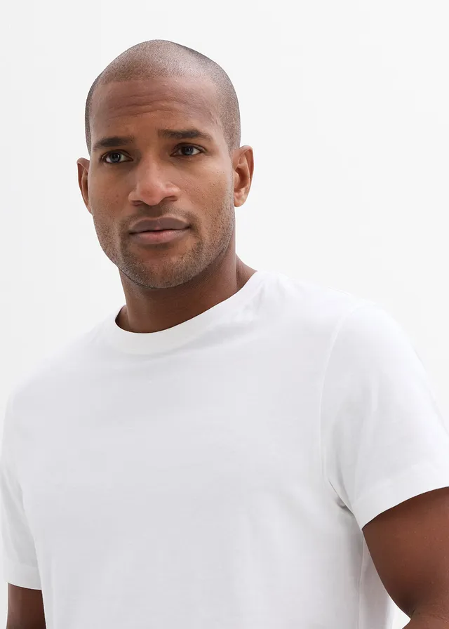 Tricou (set/3 buc.) • alb+alb+alb • magazin bonprix