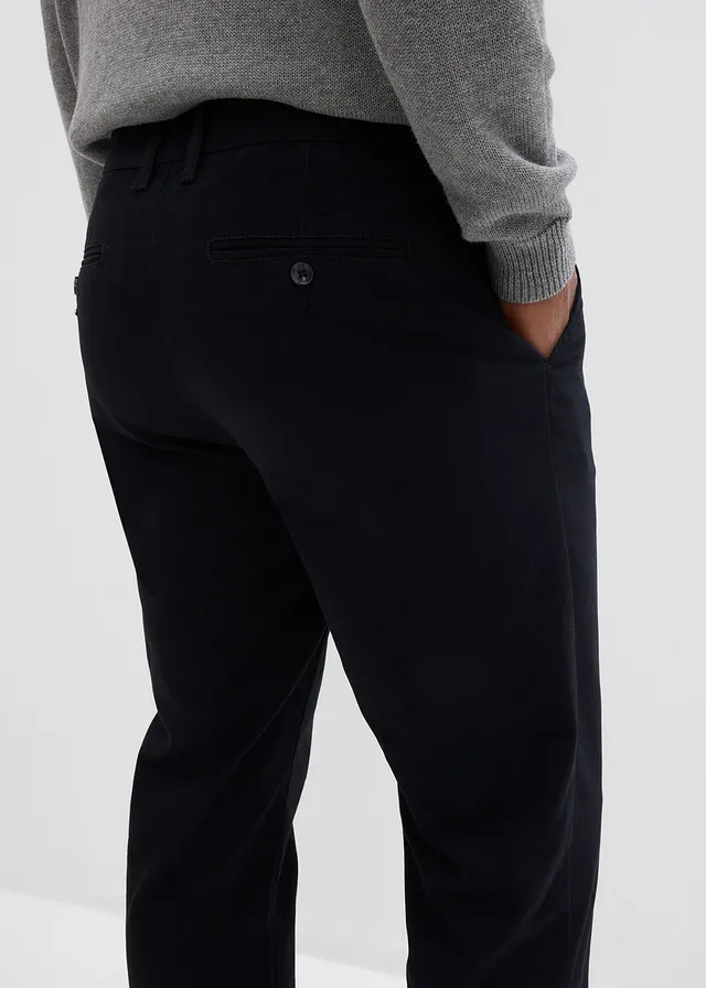 Pantalon chino regular, droit • noir • product-page.page-title-suffix