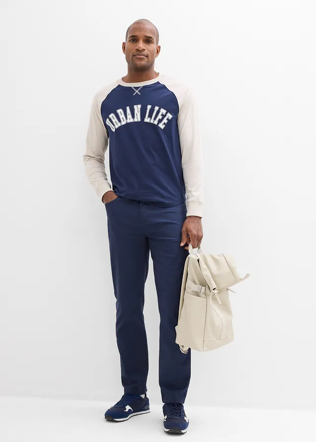 Strečové kalhoty Classic Fit, Straight • tmavě modrá • bonprix obchod