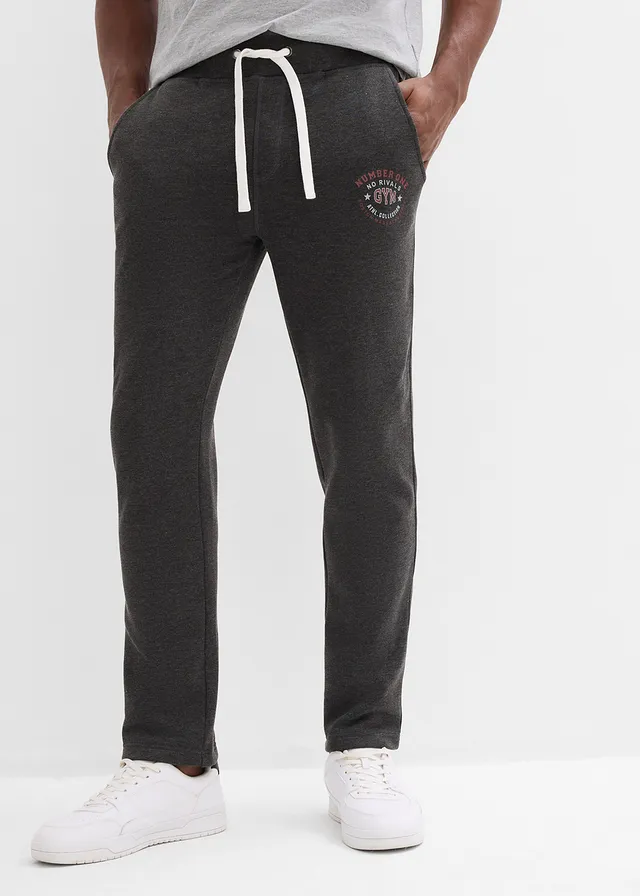 Pantalon de jogging avec détails sportifs • anthracite chiné • product-page.page-title-suffix