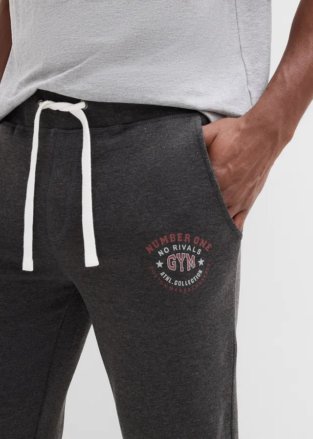 Pantalon de jogging avec détails sportifs • anthracite chiné • product-page.page-title-suffix