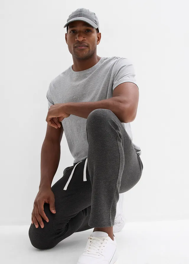 Pantalon de jogging avec détails sportifs • anthracite chiné • product-page.page-title-suffix