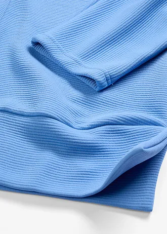 Bluza z tkaniny strukturalnej • niebieski • sklep bonprix