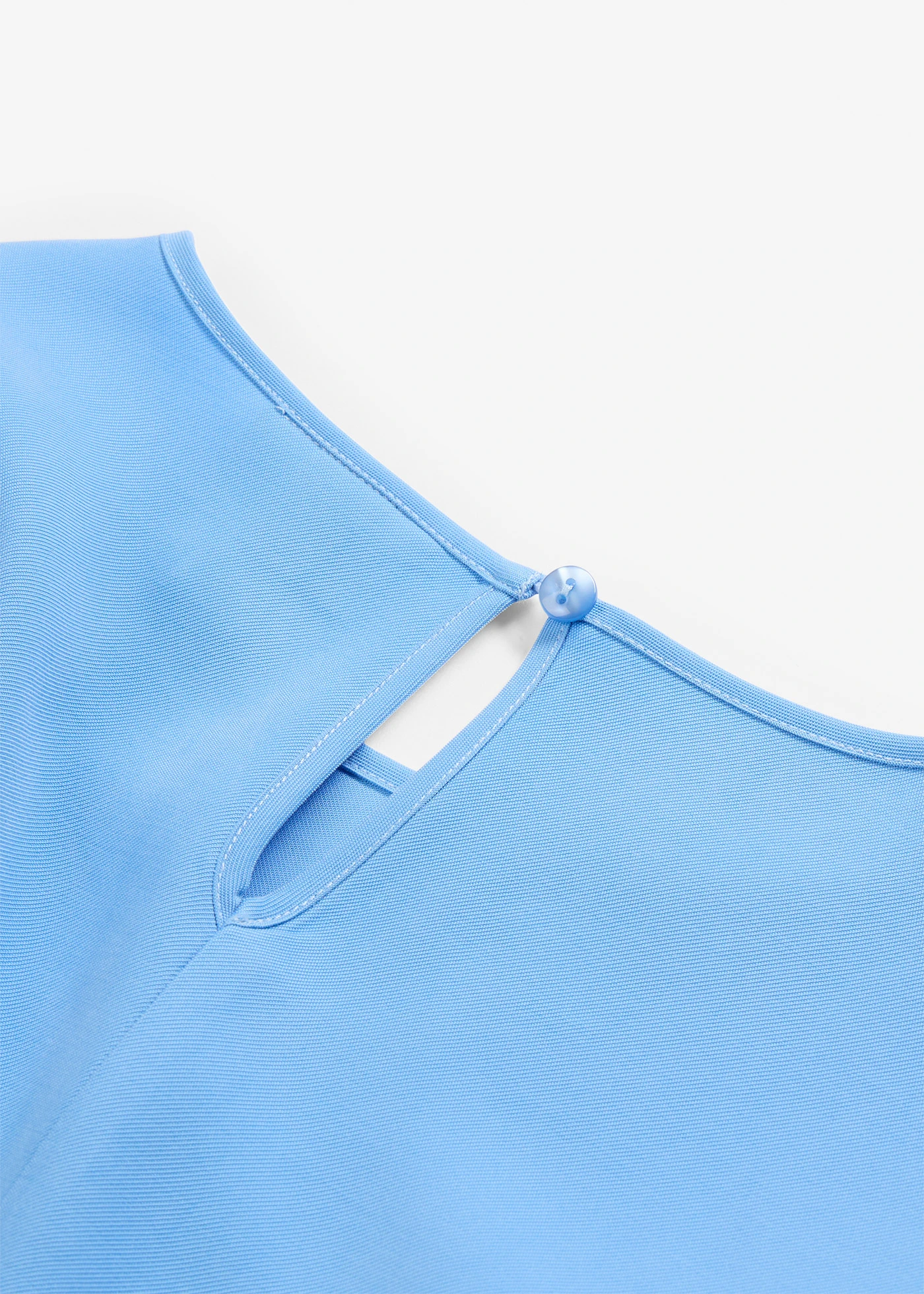 Blouse van een soepele viscosemix • middenblauw • bonprix online shop