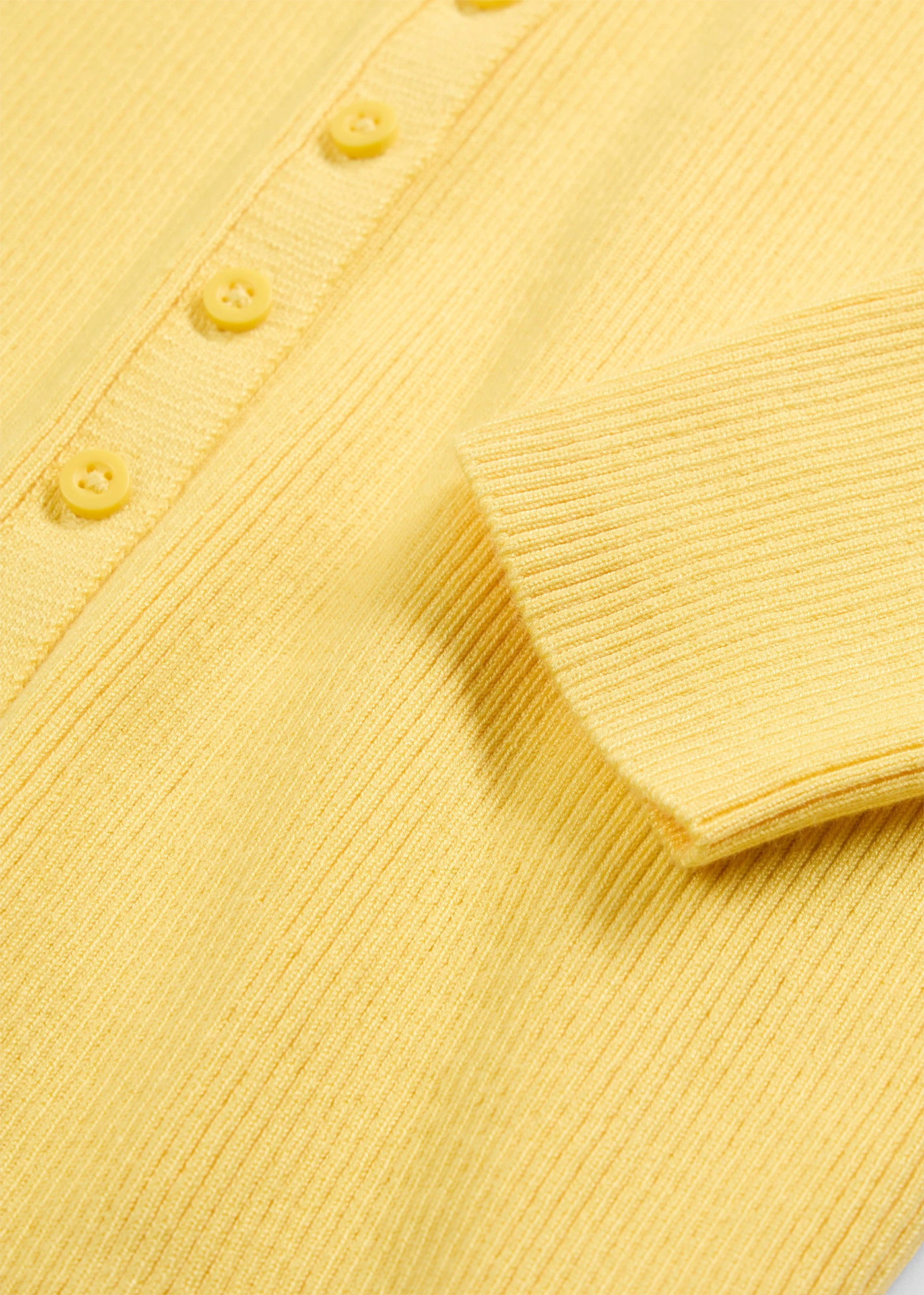 Fijngebreid vest in een zachte viscosemix • geel • bonprix online shop