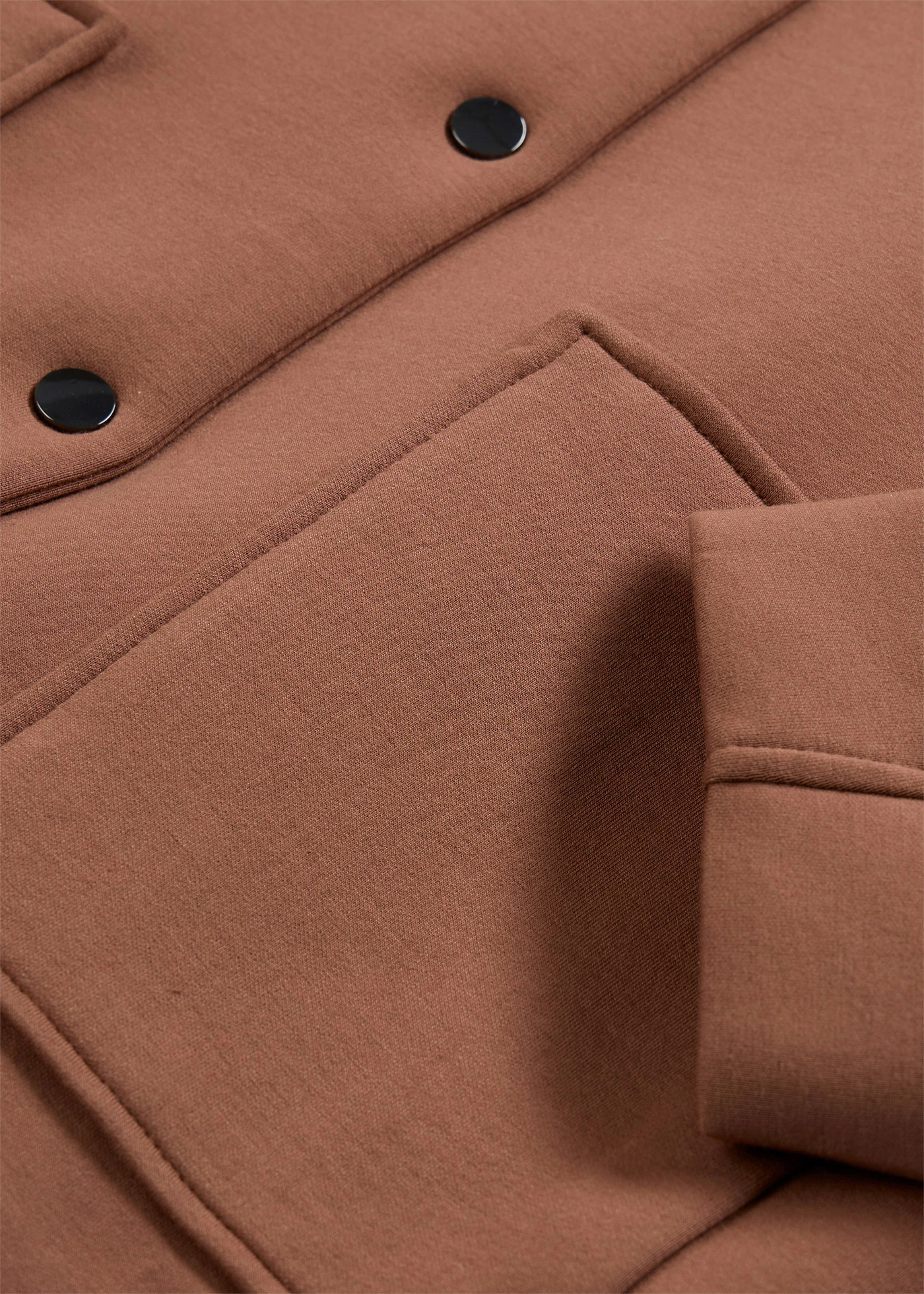 Bluzon din material scuba comod • maro castaniu • magazin bonprix