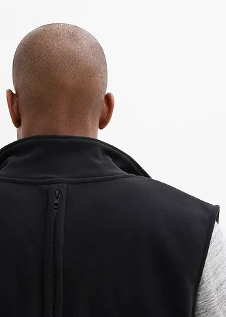 Veste sans manches homme avec empiècement de portage devant et dos • noir • Boutique bonprix