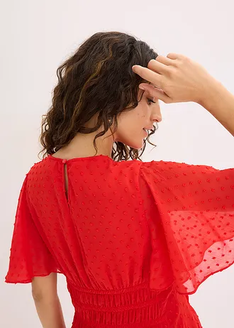 Robe midi • fraise • Boutique bonprix