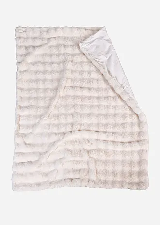 Cuvertură moale Fake Fur • crem • magazin bonprix