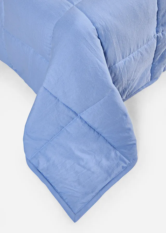 Sprei met moderne quilting • lichtblauw • product-page.page-title-suffix