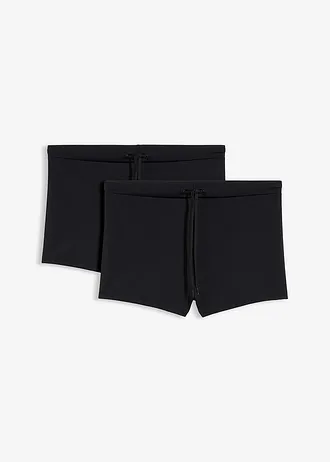 Lot de 2 boxers de bain, Couleur: noir