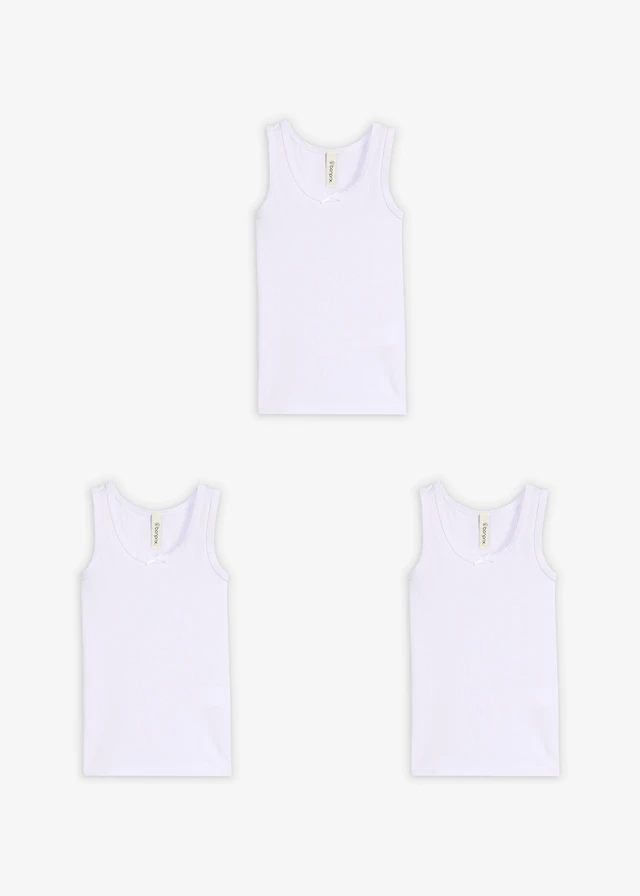 Lot de 3 débardeurs en coton doux • blanc • product-page.page-title-suffix
