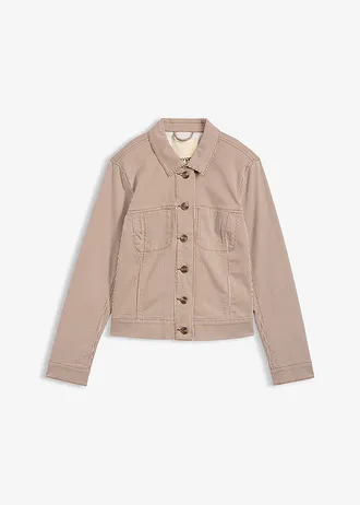 Veste mi-saison, Couleur: marron rayé