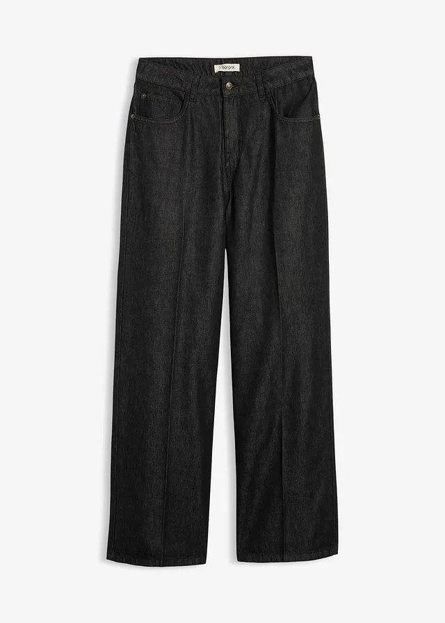 Blugi wide leg Mid Waist