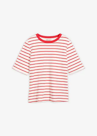 T-shirt van zwaar biologisch katoen