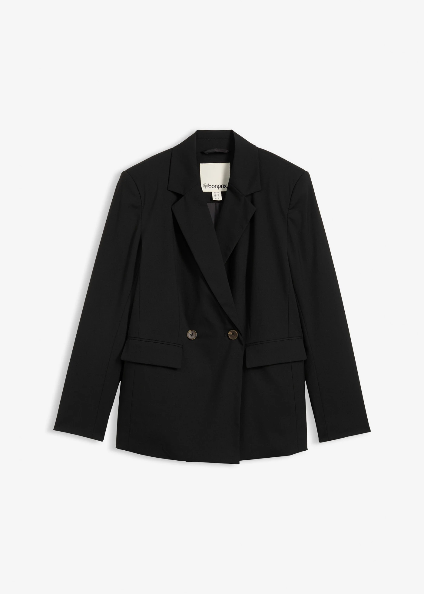 Blazer à boutonnage double • noir • Boutique bonprix