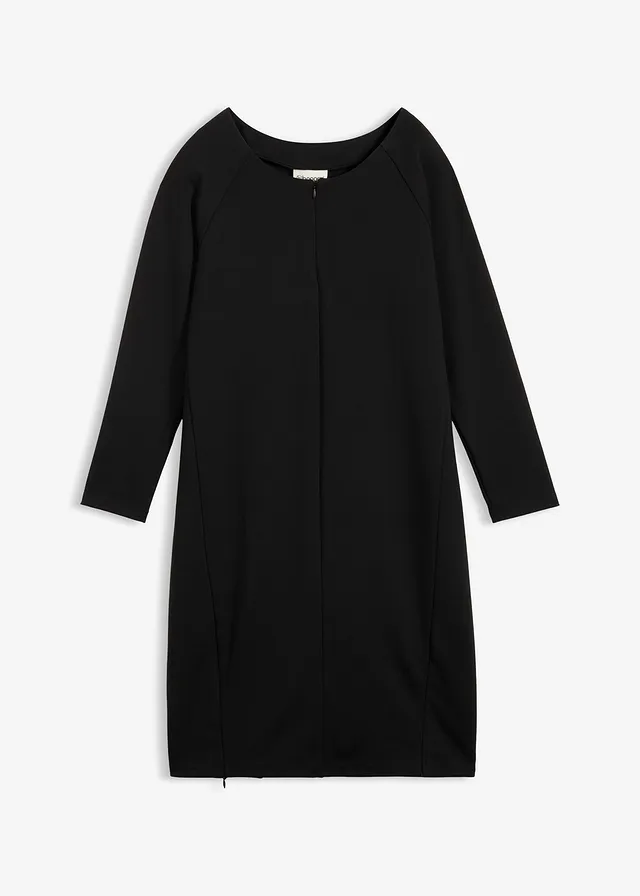 Rochie din jerse • negru • magazin bonprix