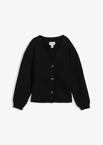 Gilet en fine maille, Couleur: noir