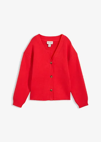 Gilet en fine maille • fraise • Boutique bonprix