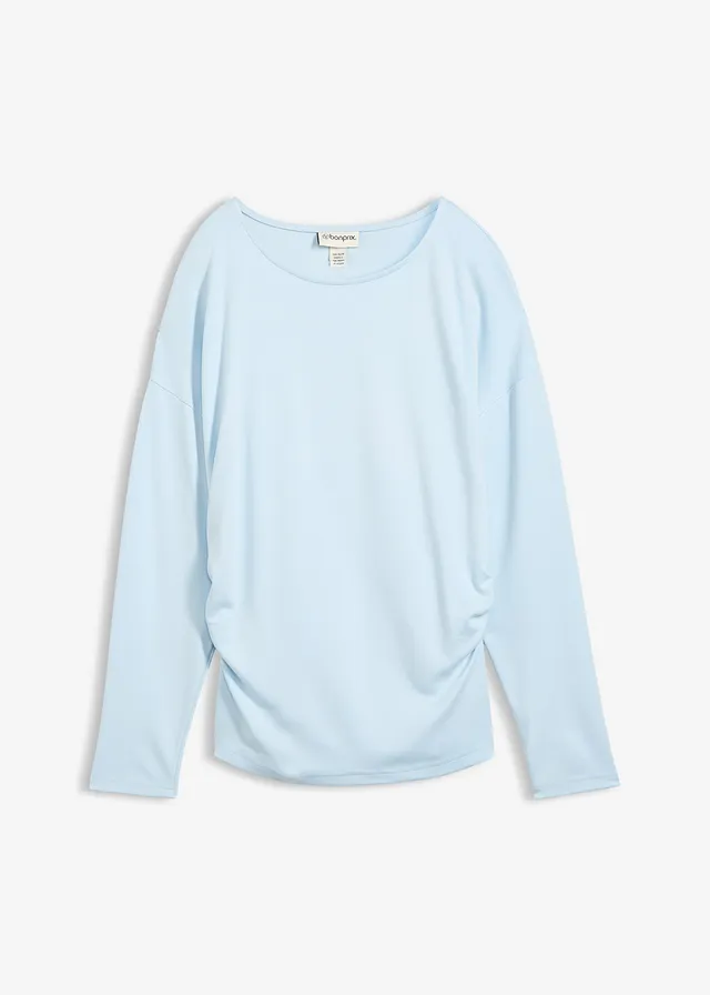 Longsleeve van comfortabel Punto di Roma • poederblauw • bonprix online shop